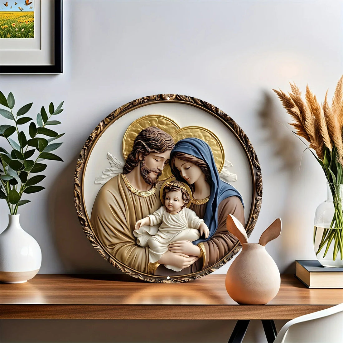 Catholic Decoration Holy Family in Harmony
