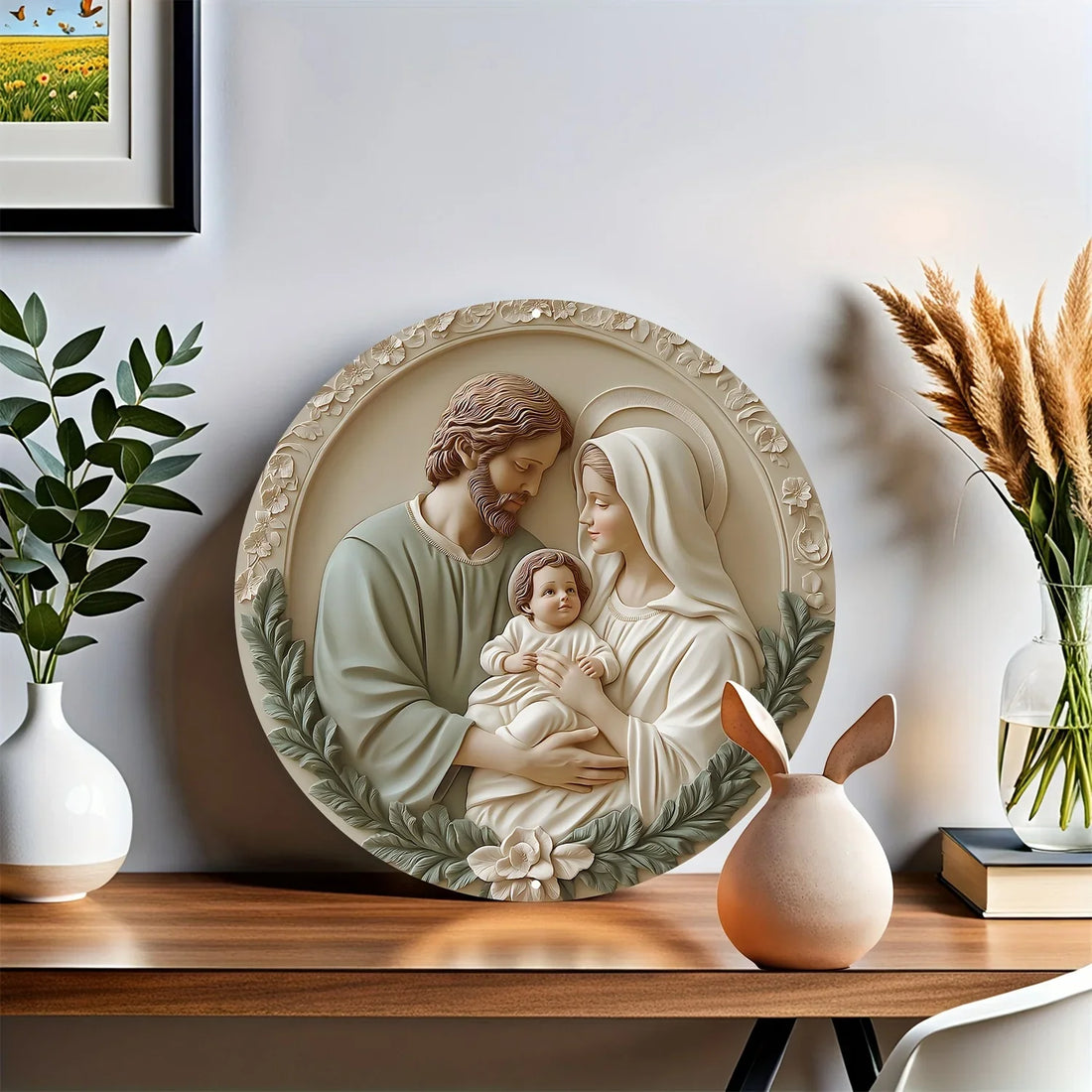 Blessed Holy Family Catholic Decoration