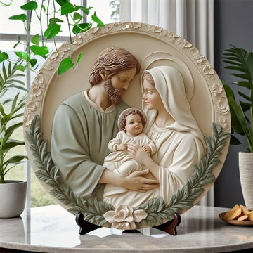 Blessed Holy Family Catholic Decoration